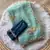 Sky Blue Color Embroidery Sequence Cutdana work silk blend Saree