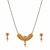 Crescent Shape floral kundan Mangalsutra Set