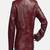 Womens genuine lambskin maroon leather motorcycle slim fit designer ladies biker jacket-c350