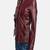 Womens genuine lambskin maroon leather motorcycle slim fit designer ladies biker jacket-c350