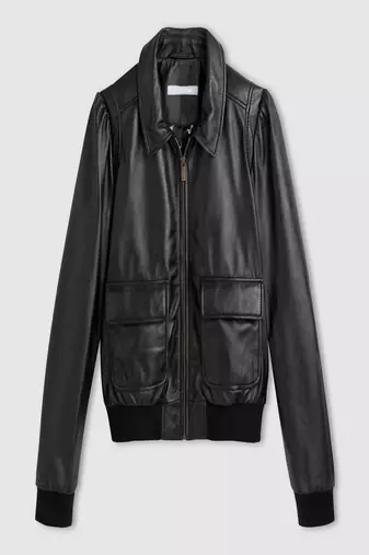 women's black lambskin leather biker jacket classic moto zip style exclusive fine