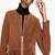 Womens genuine lambskin brown leather motorcycle slim fit designer ladies biker jacket-cl-w355