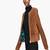 Womens genuine lambskin brown leather motorcycle slim fit designer ladies biker jacket-cl-w355
