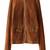 Womens genuine lambskin brown leather motorcycle slim fit designer ladies biker jacket-cl-w355