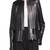 Womens genuine lambskin black leather motorcycle slim fit designer ladies biker jacket-cl-w356