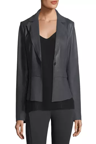 Womens genuine lambskin black leather motorcycle slim fit designer ladies biker jacket-cl-w360