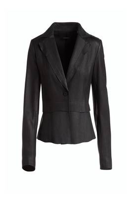women's black lambskin leather biker jacket classic moto zip style modern premium 2