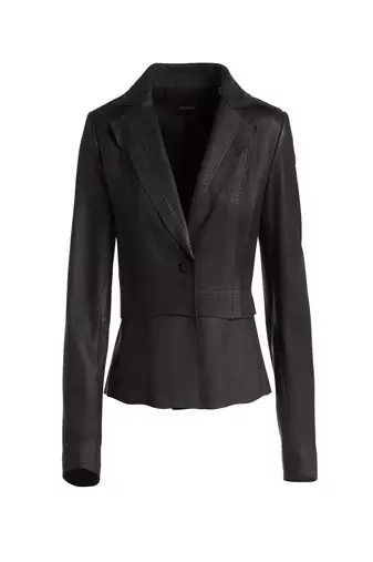 women's black lambskin leather biker jacket classic moto zip style modern premium