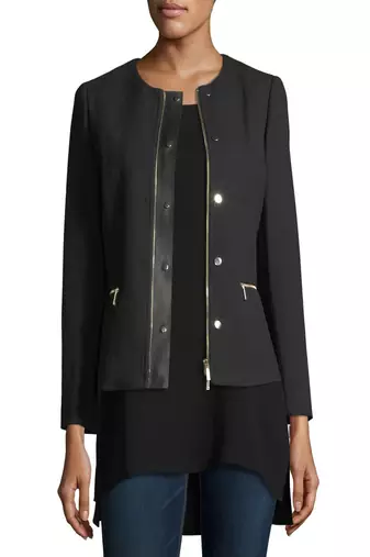 Womens genuine lambskin black leather motorcycle slim fit designer ladies biker jacket-cl-w362