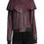 Womens genuine lambskin maroon leather motorcycle slim fit designer ladies biker jacket-cl-w363