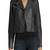Womens genuine lambskin black leather motorcycle slim fit designer ladies biker jacket-cl-w368
