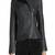 Womens genuine lambskin black leather motorcycle slim fit designer ladies biker jacket-cl-w368