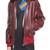 Womens genuine lambskin maroon leather motorcycle slim fit designer ladies biker jacket-cl-w371