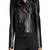 Womens genuine lambskin black leather motorcycle slim fit designer ladies biker jacket-cl-w375