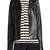 Womens genuine lambskin black leather motorcycle slim fit designer ladies biker jacket-cl-w377