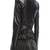 Womens genuine lambskin black leather motorcycle slim fit designer ladies biker jacket-cl-w381