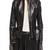 Womens genuine lambskin black leather motorcycle slim fit designer ladies biker jacket-cl-w381