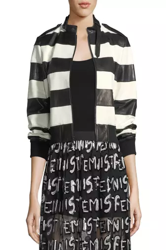 women's black lambskin leather biker jacket classic moto zip style modern distinctive