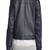 Womens genuine lambskin black leather motorcycle slim fit designer ladies biker jacket-cl-w386