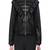Womens genuine lambskin black leather motorcycle slim fit designer ladies biker jacket-cl-w387