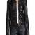 Womens genuine lambskin black leather motorcycle slim fit designer ladies biker jacket-cl-w390