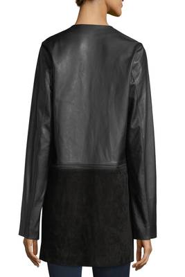 women's black lambskin leather biker jacket classic moto zip style modern unique 2