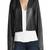 Womens genuine lambskin black leather motorcycle slim fit designer ladies biker jacket-cl-w391