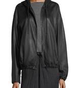 women's black lambskin leather biker jacket classic moto zip style modern special