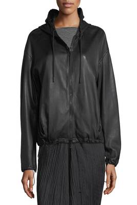 women's black lambskin leather biker jacket classic moto zip style modern special 2