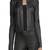 Womens genuine lambskin black leather motorcycle slim fit designer ladies biker jacket-cl-w393