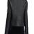 Womens genuine lambskin black leather motorcycle slim fit designer ladies biker jacket-cl-w397