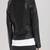 Womens genuine lambskin black leather motorcycle slim fit designer ladies biker jacket-cl-w399