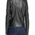 Womens genuine lambskin black leather motorcycle slim fit designer ladies biker jacket-cl-w400
