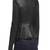 Womens genuine lambskin black leather motorcycle slim fit designer ladies biker jacket-cl-w404