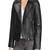 Womens genuine lambskin black leather motorcycle slim fit designer ladies biker jacket-cl-w405