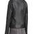 Womens genuine lambskin black leather motorcycle slim fit designer ladies biker jacket-cl-w405