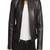 Womens genuine lambskin black leather motorcycle slim fit designer ladies biker jacket-cl-w406