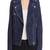 Womens genuine lambskin blue leather motorcycle slim fit designer ladies biker jacket-cl-w408