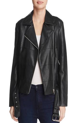 Womens genuine lambskin black leather motorcycle slim fit designer ladies biker jacket-cl-w409