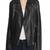 Womens genuine lambskin black leather motorcycle slim fit designer ladies biker jacket-cl-w409
