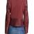 Womens genuine lambskin maroon leather motorcycle slim fit designer ladies biker jacket-cl-w412