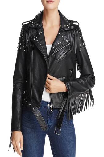 women's black lambskin leather biker jacket classic moto zip style stylish superior