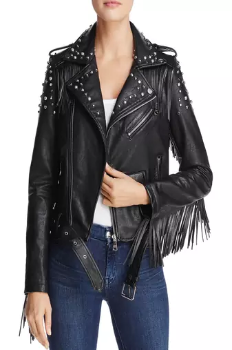Womens genuine lambskin black leather motorcycle slim fit designer ladies biker jacket-cl-w414