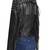 Womens genuine lambskin black leather motorcycle slim fit designer ladies biker jacket-cl-w414
