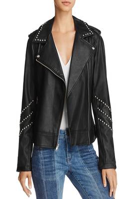 women's black lambskin leather biker jacket classic moto zip style stylish sophisticated 1