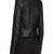 Womens genuine lambskin black leather motorcycle slim fit designer ladies biker jacket-cl-w419