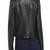 Womens genuine lambskin black leather motorcycle slim fit designer ladies biker jacket-cl-w420