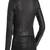 Womens genuine lambskin black leather motorcycle slim fit designer ladies biker jacket-cl-w421