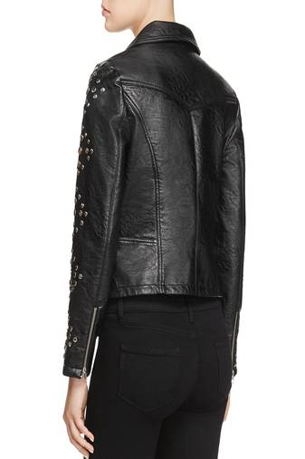 Womens genuine lambskin black leather motorcycle slim fit designer ladies biker jacket-cl-w422