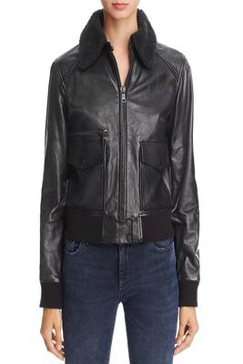 women's black lambskin leather biker jacket classic moto zip style stylish elite 1